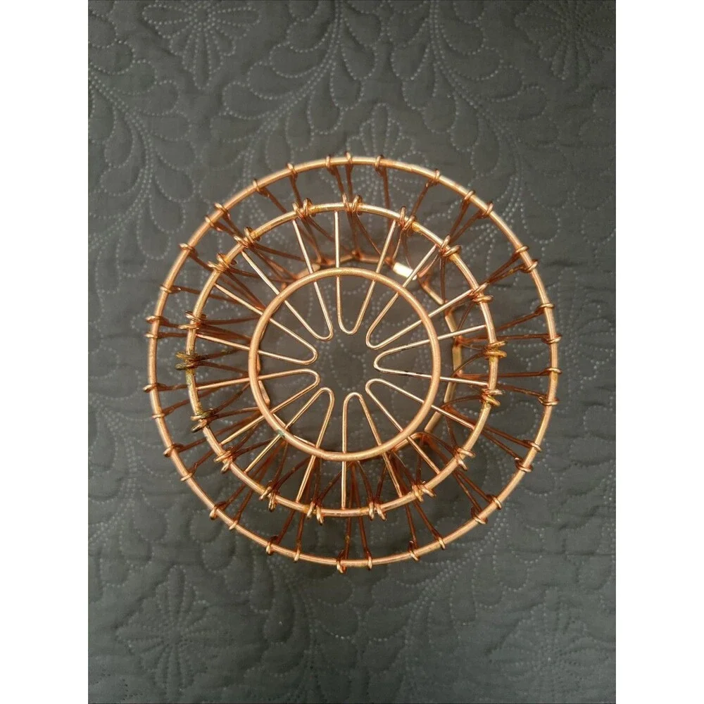 Jion Ware Flexible Rose Gold Transforming Wire Basket Home Storage Decor Kitchen